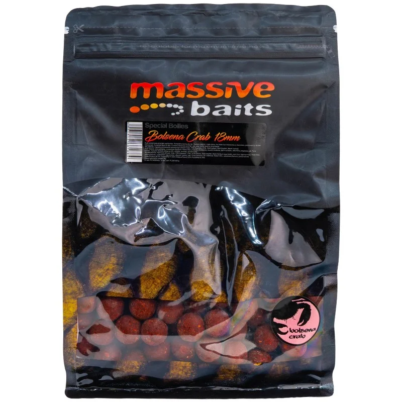 Rabat Kulki Zanętowe Massive Baits Top Shelf Bolsena Crab 18mm 1kg