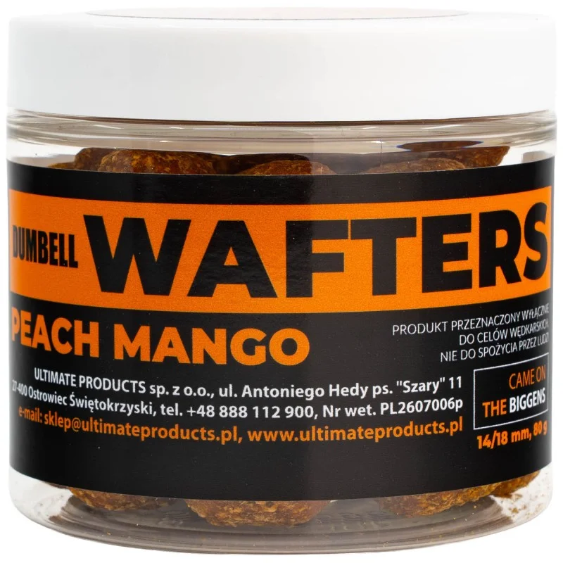 Kulki Ultimate Products Dumbell Wafters Peach Mango 14/18mm Premium