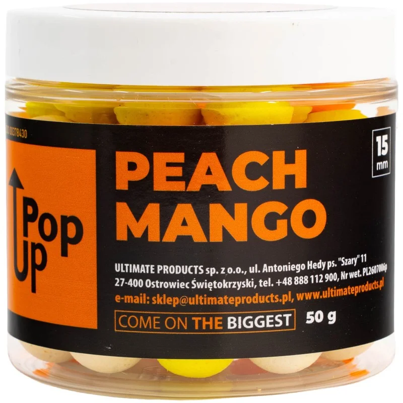 Sprawdź teraz Kulki Ultimate Products Pop Up Peach Mango 15mm
