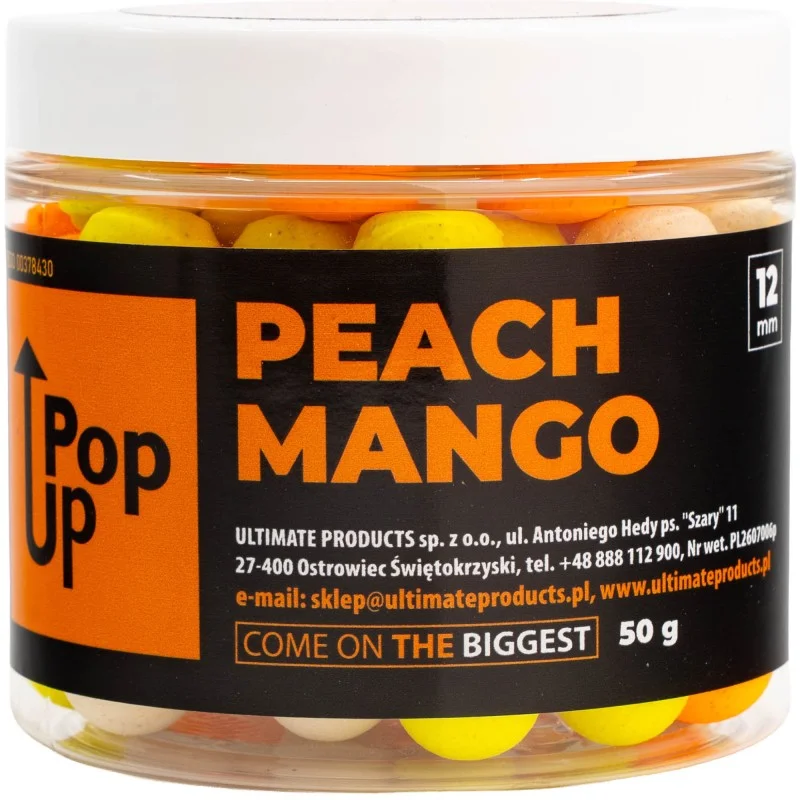 Promocja Kulki Ultimate Products Pop Up Peach Mango 12mm