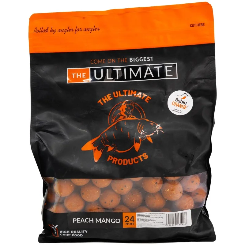 Kulki Zanętowe Ultimate Products Peach Mango 24mm 1kg Rabat