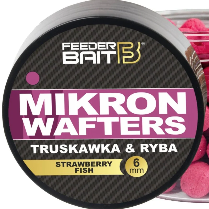 Wyprzedaż Mikron Wafters Feeder Bait Truskawka & Ryba