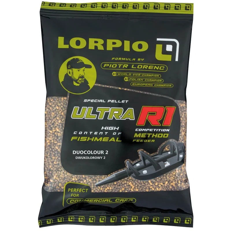 Pellet Lorpio Ultra R1 Duocolour 2mm 700g Bestseller
