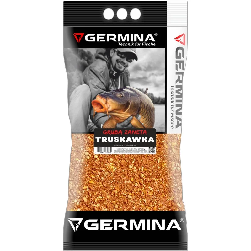 Obniżka ceny Zanęta Genlog Germina Gruba Truskawka 5kg