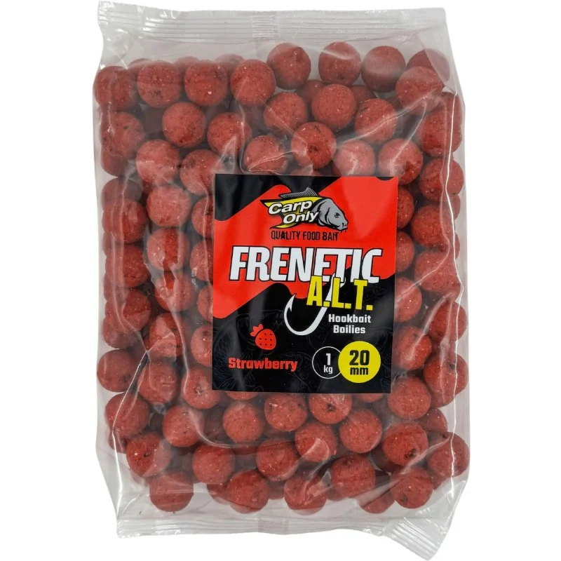 Nowy Kulki Zanętowe Carp Only Franetic A.L.T. Strawberry 20mm 1kg
