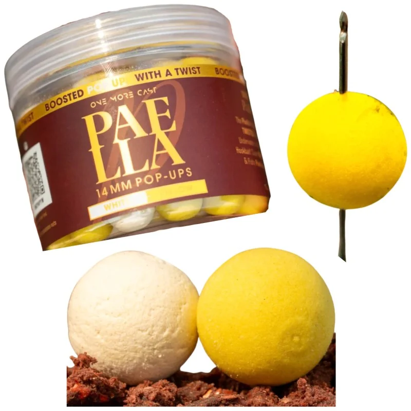 Popularny Kulki One More Cast Paella Boosted Fluoro Pop Up White & Yellow 14mm