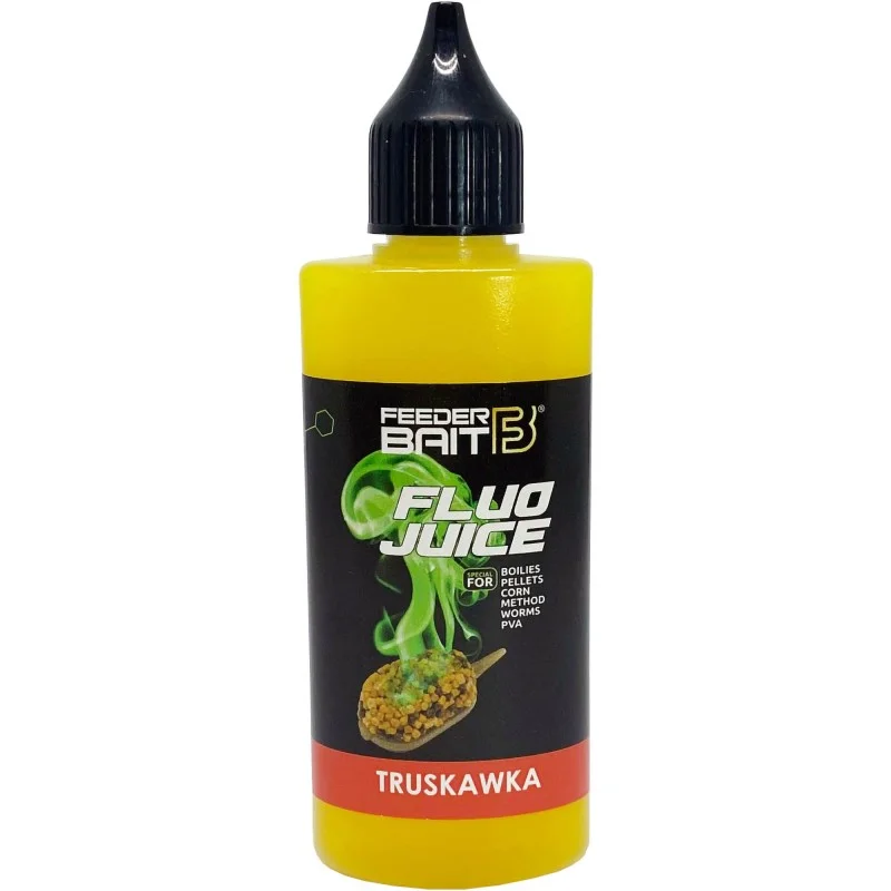 Wysoka jakość Liquid Feeder Bait Fluo Juice Truskawka