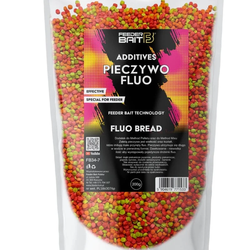 Dodatek Zanętowy Feeder Bait Pieczywo Fluo 200g Tani