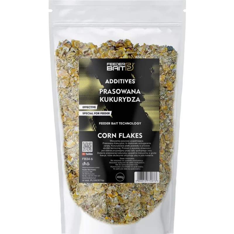 Promocja Dodatek Zanętowy Feeder Bait Prasowana Kukurydza 400g