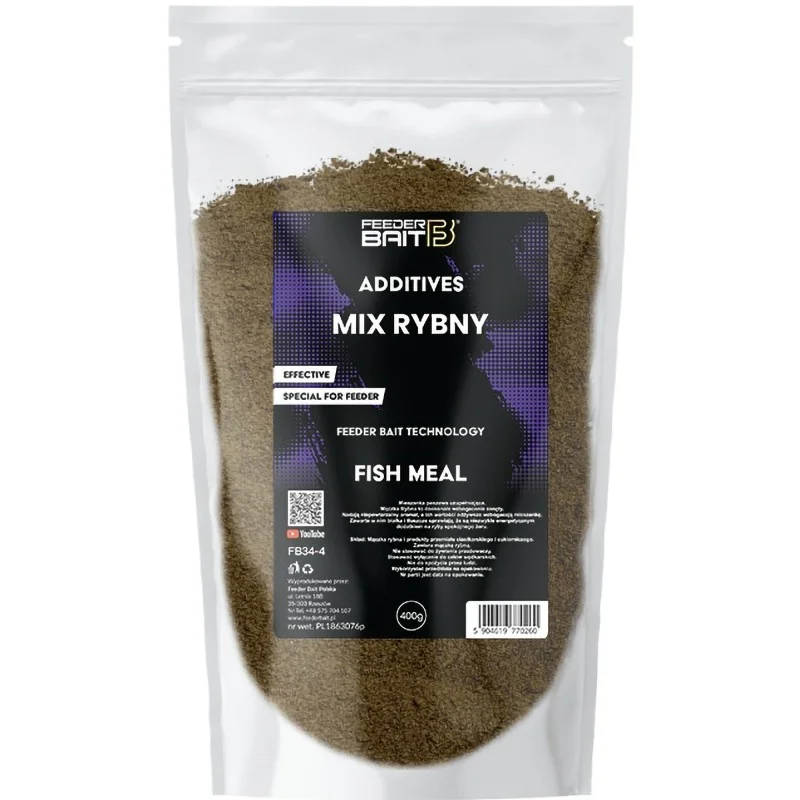Dodatek Zanętowy Feeder Bait Mix Rybny 400g Darmowa dostawa
