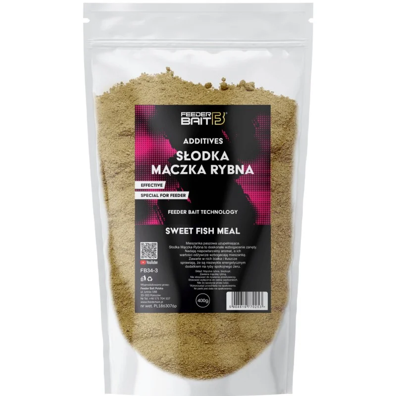 Dodatek Zanętowy Feeder Bait Słodka Mączka Rybna 400g Oferta