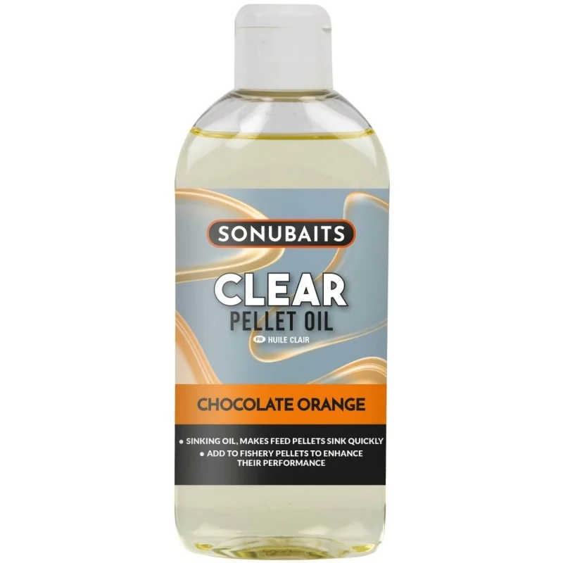Najlepsza cena Atraktor Sonubaits Clear Pellet Oil - Chocolate Orange 200ml