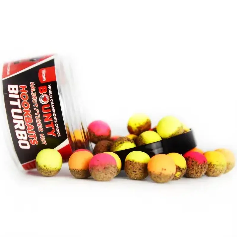 Kulki Bounty Premium Hookbait Pop Up Biturbo Halibut/ Tiger Nut Mix Of Colors 14mm Tylko dziś