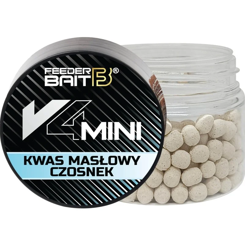 Kup teraz Kulki Feeder Bait V4 Mini Kwas Masłowy Czosnek 4mm