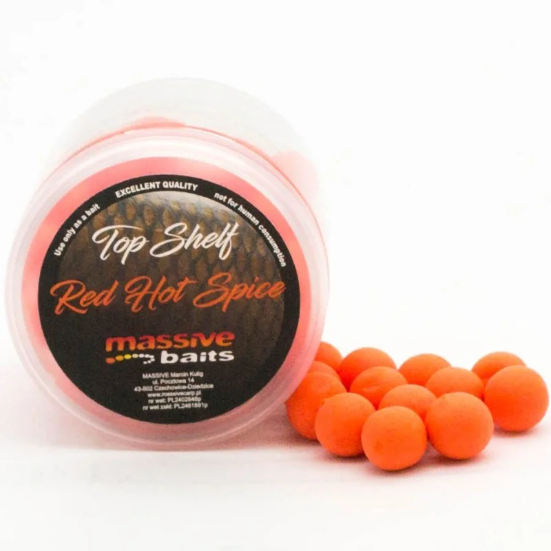 Kulki Massive Baits Top Shelf Pop Ups Red Hot Spice 14mm Zamów dziś