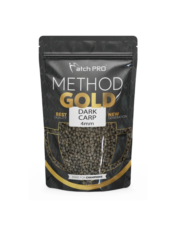 PELLET MatchPRO METHOD GOLD DARK CARP 4mm 700g Rabat