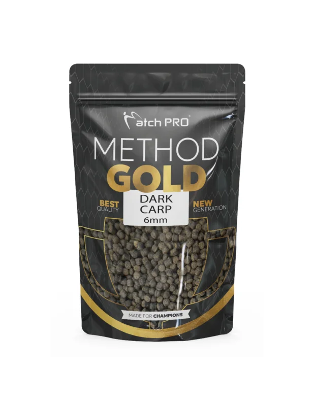 PELLET MatchPRO METHOD GOLD DARK CARP 6mm 700g Niska cena
