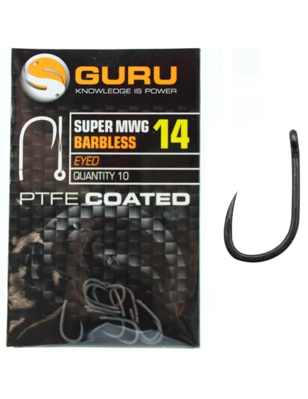 Tani Haczyki Guru Super MWG Barbless - roz. 8