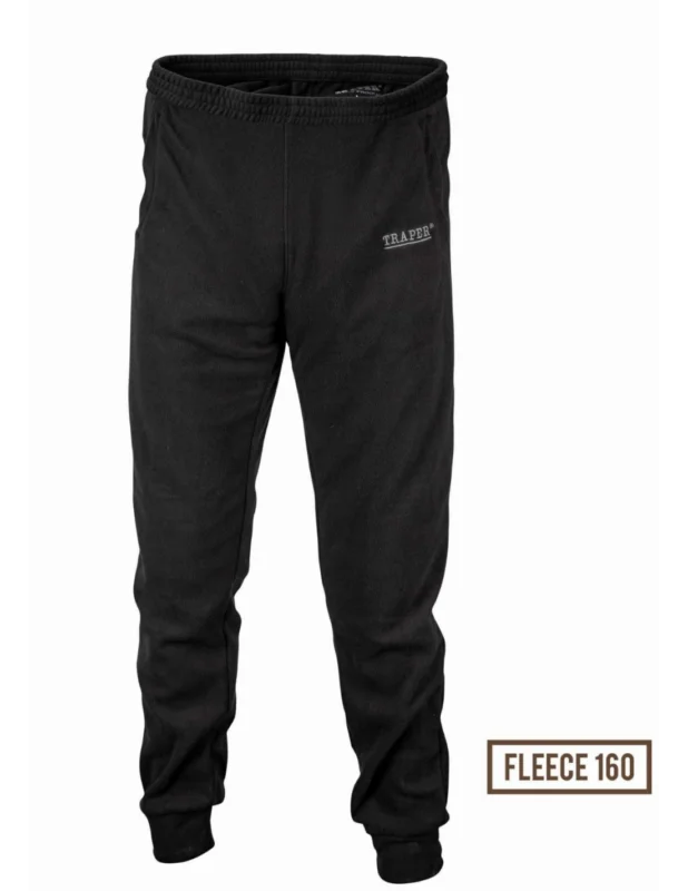 SPODNIE TRAPER FLEECE BLACK 160g L Ekspresowa dostawa