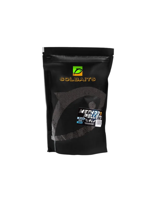 Pellet Solbaits Method Black 2mm 800g Zamów dziś