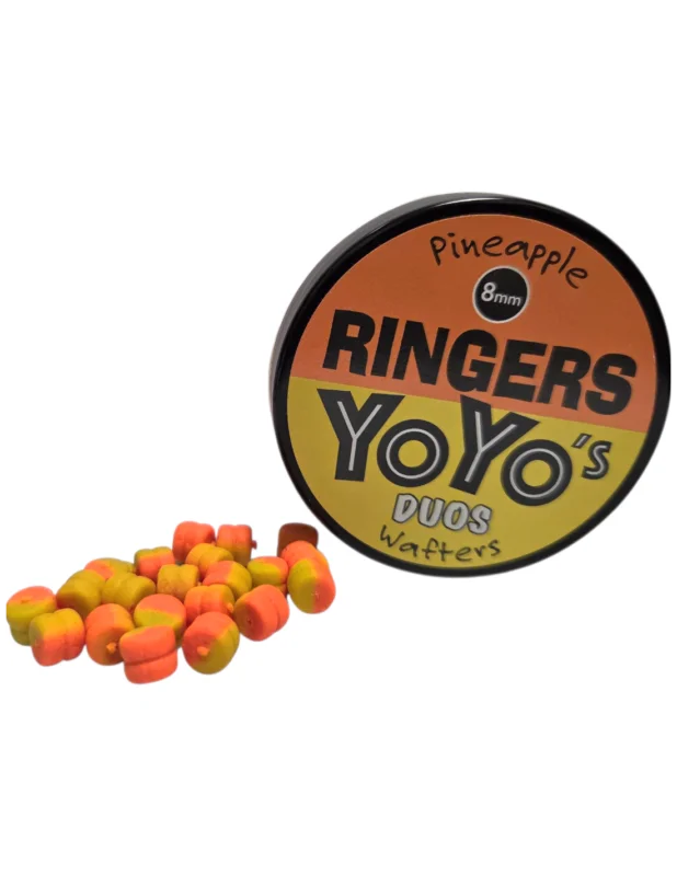 Ringers Pineapple YoYo's Duos Wafters 8mm Orange/Yellow Rabat
