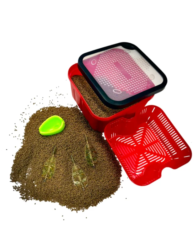 Zestaw Box Do Metody Pellet Aller Aqua 1kg Sitko 3x Koszyczek + Foremka Hit sprzedaży