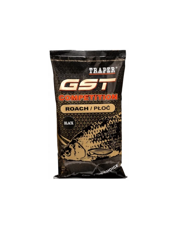 Darmowy zwrot Zanęta Traper GST Competition 1kg Płoć Black