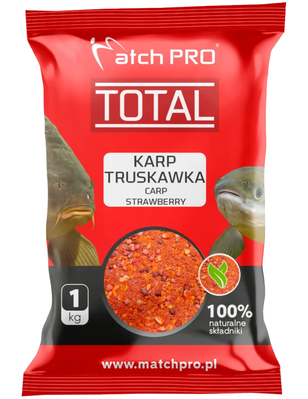 Zanęta TOTAL KARP TRUSKAWKA MatchPro 1kg Premium
