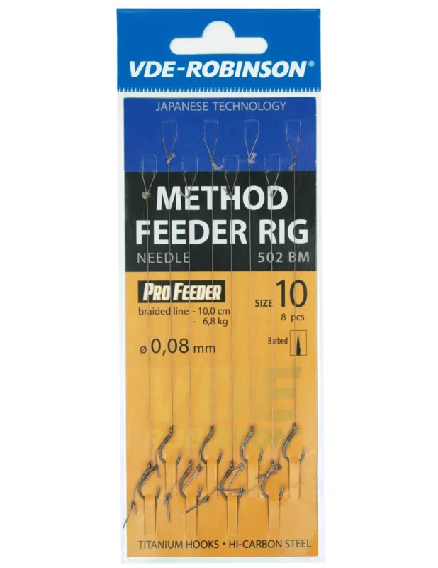 Zamów dziś Przypony VDE-Robinson Method Feeder 502BM Barbed / Plecionka / Z Igłą - roz. 12