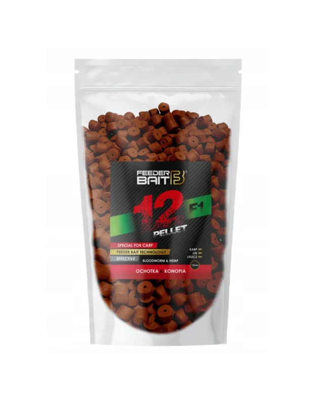 Oferta czasowa Feeder Bait Pellet F1 12mm 800g - Ochotka & Konopia