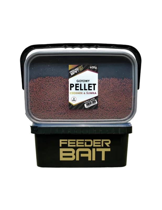 Dostępne od ręki Gotowy pellet Feeder Bait 600g - 2mm Czosnek & Śliwka