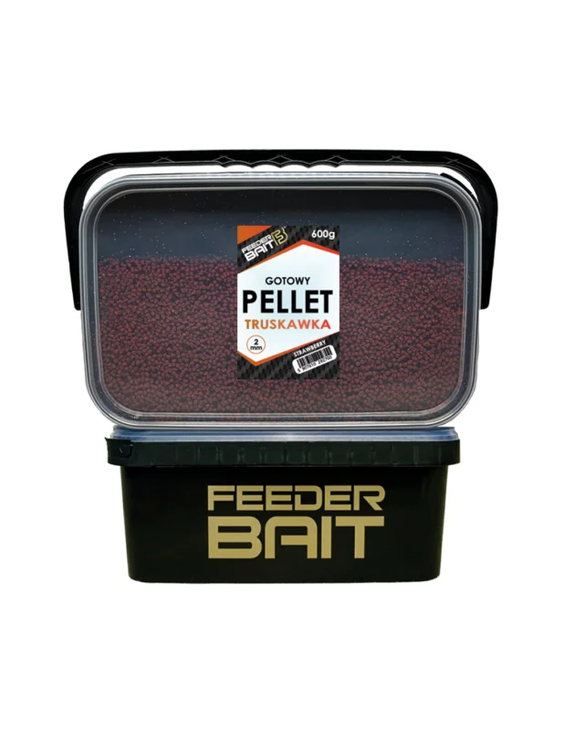Gotowy pellet Feeder Bait 600g - 2mm Truskawka Bezpieczne zakupy