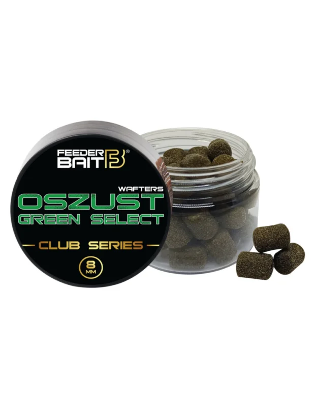 Wysoka jakość Feeder Bait-Wafters Czinkers Oszust Green Select 8mm