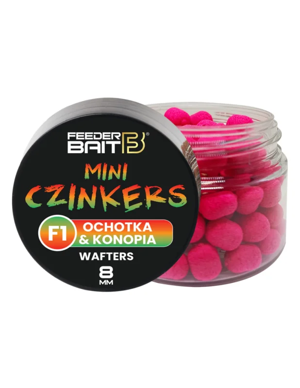 Feeder Bait Mini Czinkers WaftersF1 Ochotka & Konopia 8mm Premium