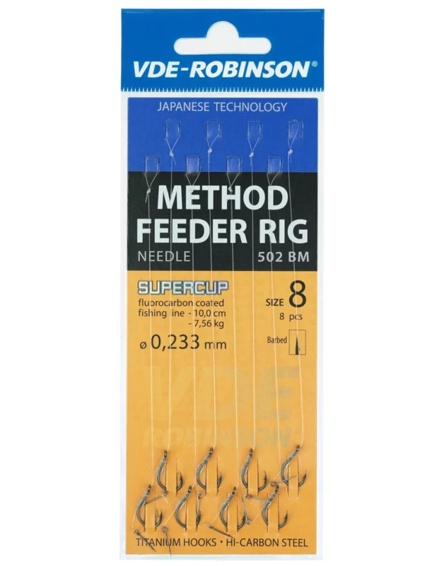 Przypony VDE-Robinson Method Feeder 502BM Barbed / ŻYŁKA / Z Igłą - roz. 6 Kup online