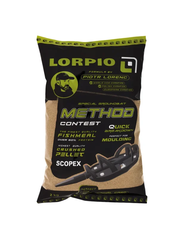 Zanęta Lorpio Method Feeder Contest 2kg - Scopex Dostępne od ręki