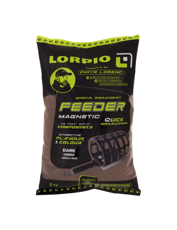 Zanęta Lorpio Feeder Magnetic - Dark 2kg Szybka dostawa