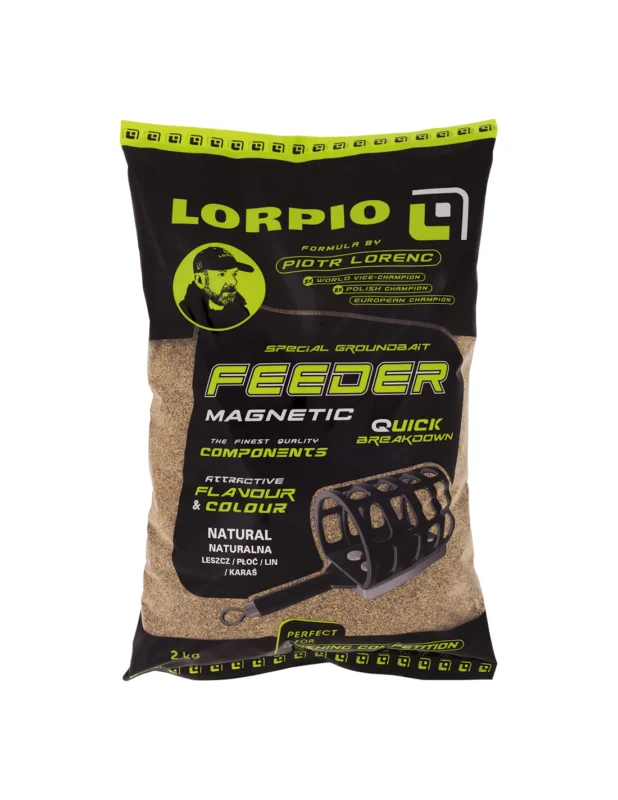 Zanęta Lorpio Feeder Magnetic - Natural 2kg Tylko do końca tygodnia