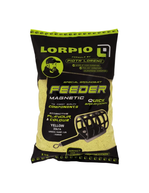 Dostępne od ręki Zanęta Lorpio Feeder Magnetic - Yellow 2kg