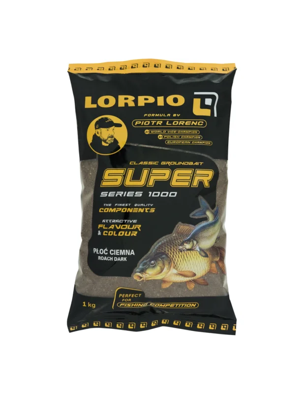 Zanęta Lorpio Super - PŁOĆ CIEMNA 1kg Dostępne od ręki