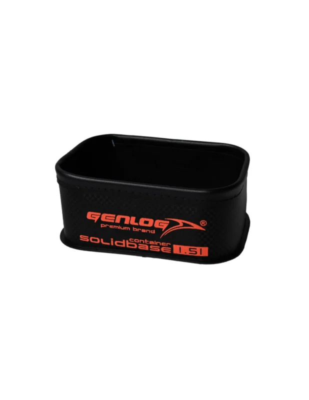 Nowy Pojemnik GENLOG EVA Solid Base Carbon 18x12x7cm