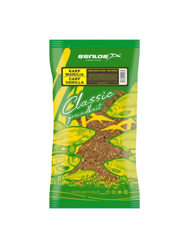 Zanęta GENLOG Classic- Karp Wanilia 1kg Hit cenowy