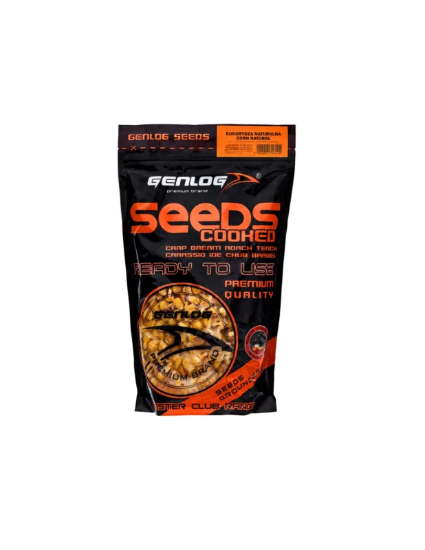Ziarno GENLOG Cooked Seeds Kukurydza Naturalna 1L Wyprzedaż