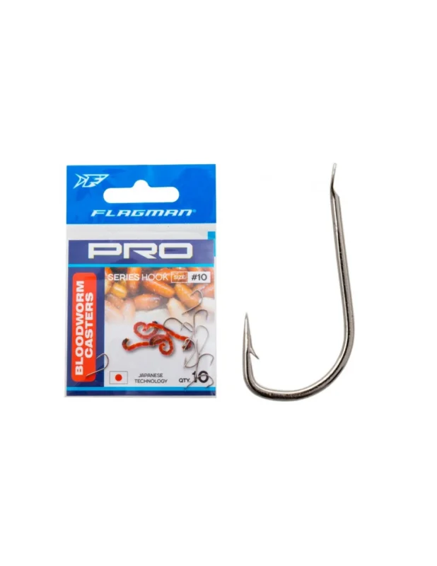 Taniej Haczyki Flagman Pro Bloodworm/Caster - 10