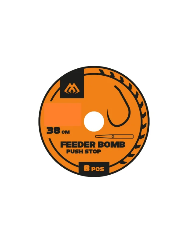 Przypony Mikado FEEDER BOMB PUSH STOP 38cm 0,20mm rozm - 10 Darmowy zwrot