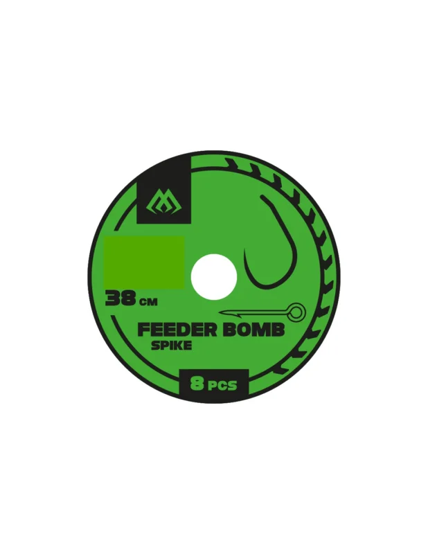 Niska cena Przypony Mikado FEEDER BOMB z IGŁĄ 38cm 0,23mm rozm - 8