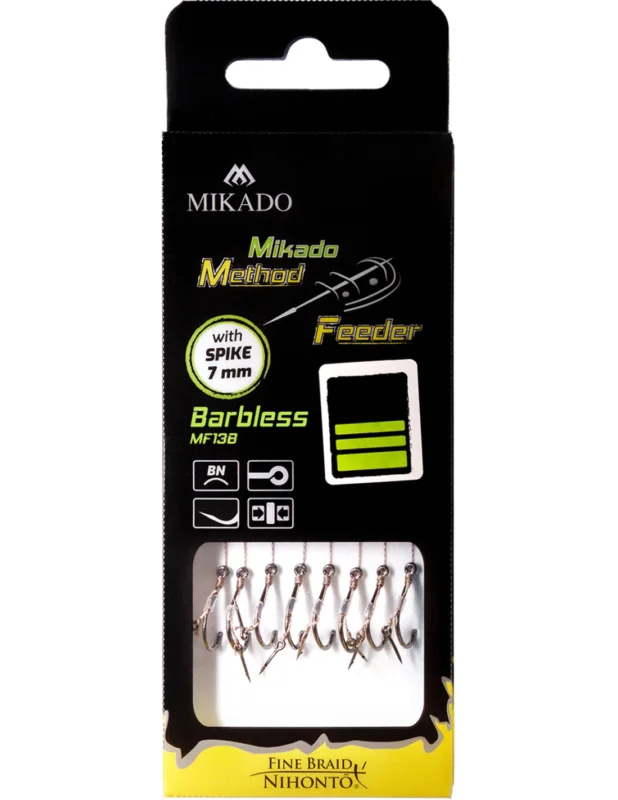 Bestseller Przypony Mikado MF-Z IGŁĄ bez zadz nr 8 DB/0,12mm
