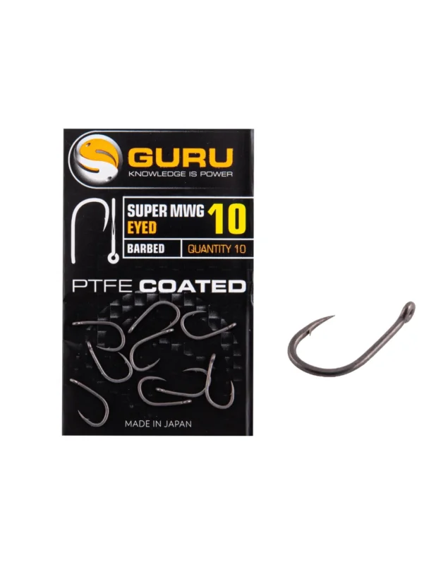 Haczyki Guru - Super MWG – 10 Barbed/Eyed Wyprzedaż