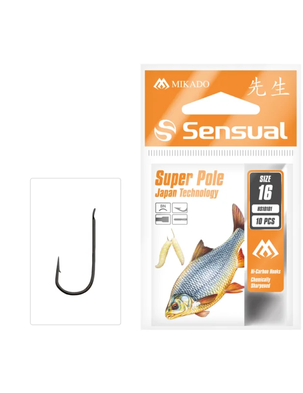 Ostatnia szansa Haczyki Mikado Sensual SUPER POLE Nr.14 BN.