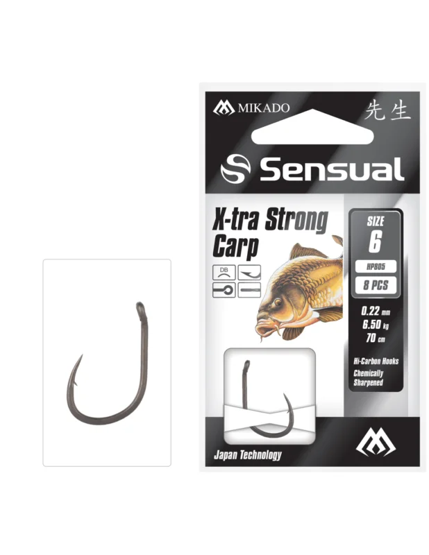 Bezpieczne zakupy Gotowe Przypony Mikado Sensual-X STRONGCARP Nr12 0,18mm/70cm